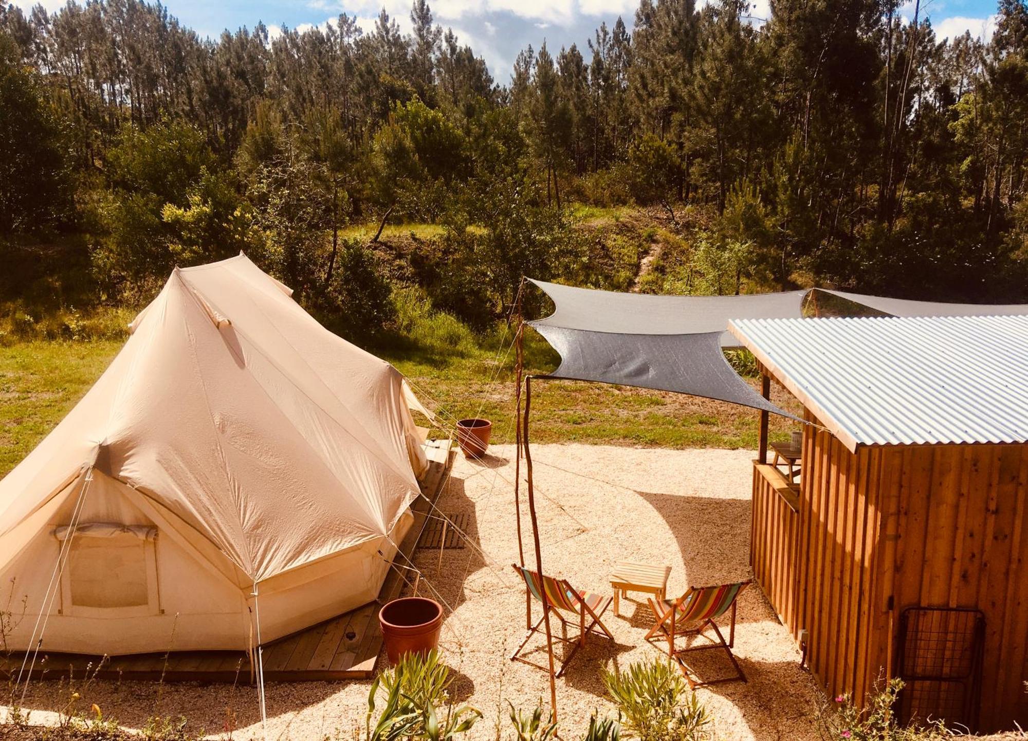 Tente Glamping Nature Et Ocean, Rogil Exterior photo